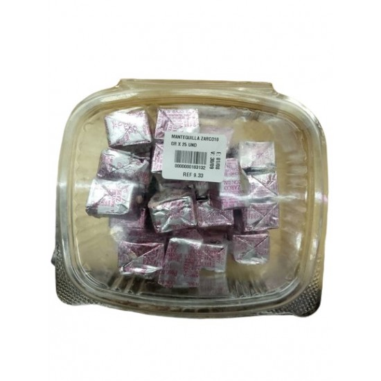 MANTEQUILLA ZARCO 10GR 25UND