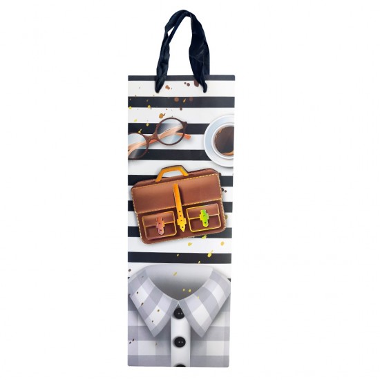 BOLSA DE REGALO PARA BOTELLA PADRE