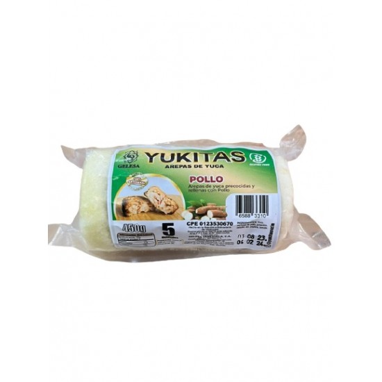 AREPA DE YUCA 450GR POLLO 5UND
