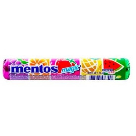 CARAMELOS MENTOS 295GR MAGIC***