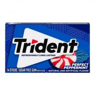 CHICLE TRIDENT 14UND PERFECT PEPPERMINT***