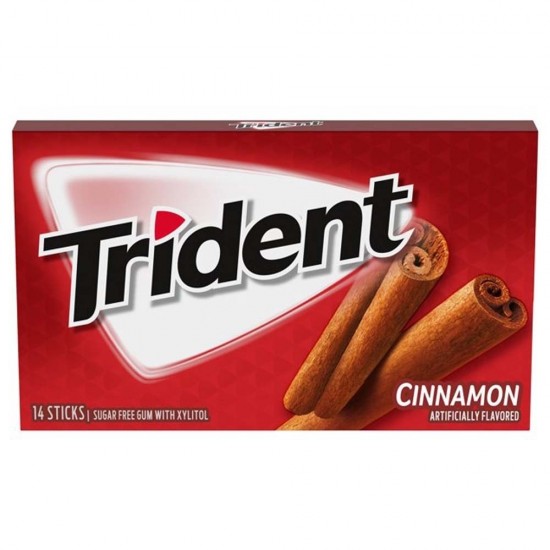 CHICLE TRIDENT 14UND CINNAMON***