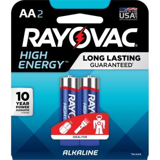 PILA ALCALINA AA 2UND RAYOVAC