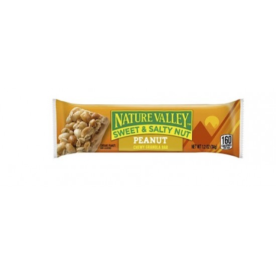 BARRA NATURE VALLEY 35GR GRANOLA PEANUT