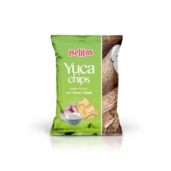 YUCA ISELITAS 180GR CHIPS CREMA CEBOLLA
