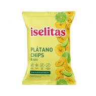 PLATANO ISELITAS 300GR  CHIPS LIMON