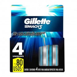 CARTUCHO GILLETTE MACH 3HOJ 4UND