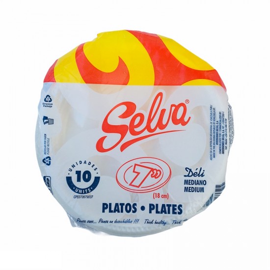 PLATOS SELVA N-9  X10UND LISO