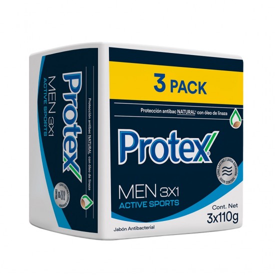 JABON PROTEX 110GR X3UND MEN SPORT