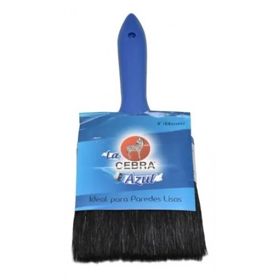 BROCHA CEBRA 4 PULG AZUL