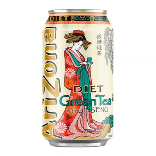 BEBIDA ARIZONA 340ML GREEN TEA DIET SUITCASE