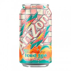 BEBIDA ARIZONA 340ML PEACH TEA SUITCASE