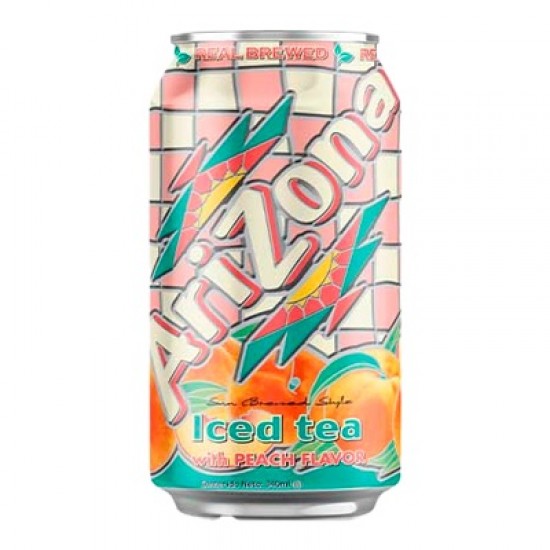 BEBIDA ARIZONA 340ML PEACH TEA SUITCASE