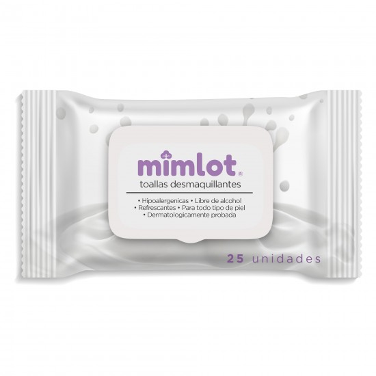 TOALLAS DESMAQ MIMLOT 25UND MORADA