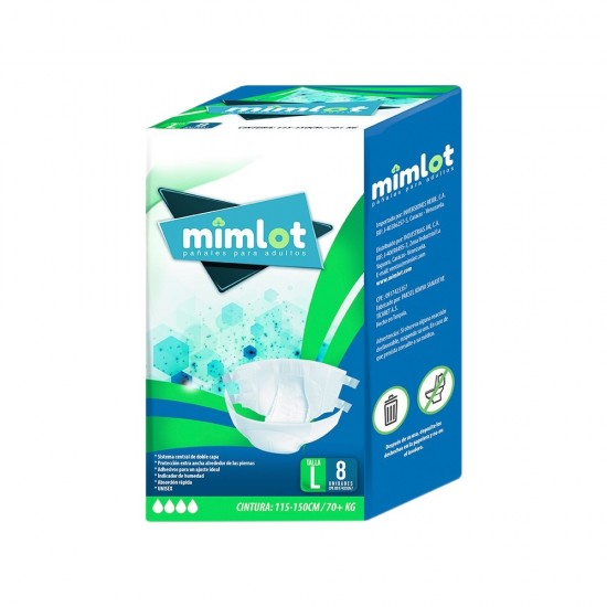 PANALES DE ADULTO MIMLOT L 8UND