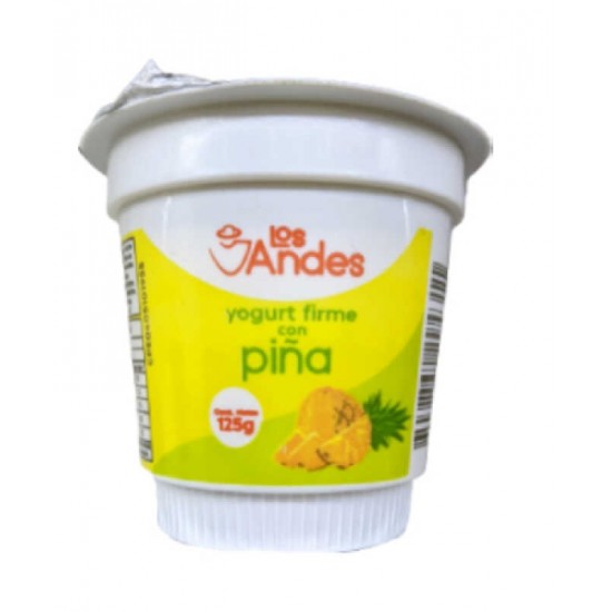 YOGURT FIRME LOS ANDES 125GR PINA