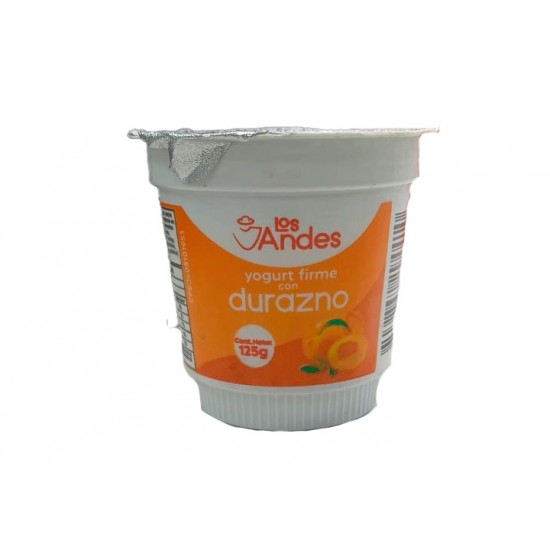 YOGURT FIRME LOS ANDES 125GR DURAZNO