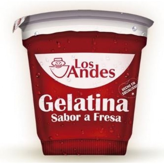GELATINA LOS ANDES 125GR CEREZA