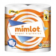 PAPEL HIG MIMLOT 4ROLL 300HOJAS
