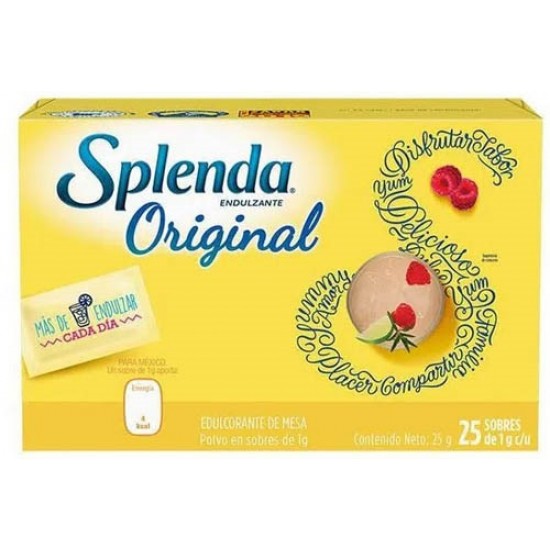 ENDULCORANTE SPLENDA X 25UND