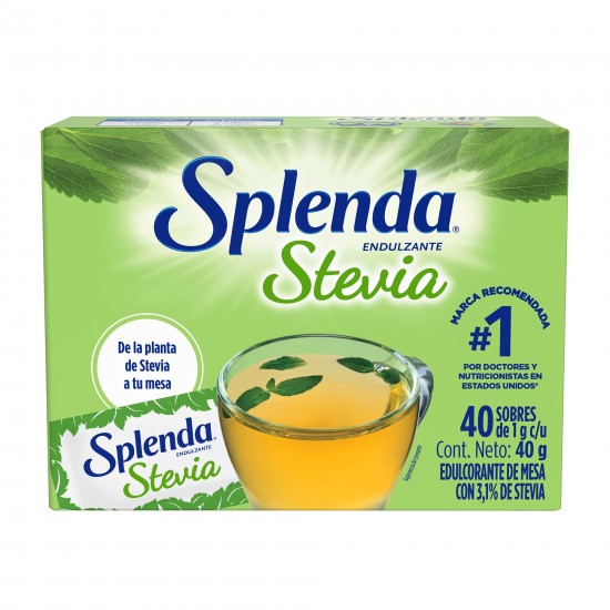 EDULCORANTE SPLENDA STEVIA 40 UND