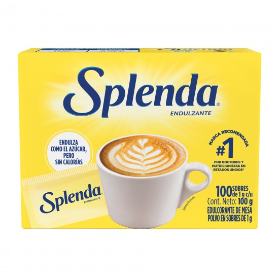 EDULCORANTE SPLENDA 100 UND