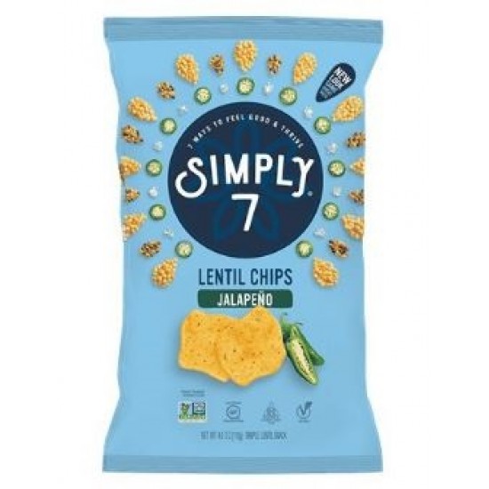 SNACK SIMPLY 7 113GR LENTEJAS JALAPENO