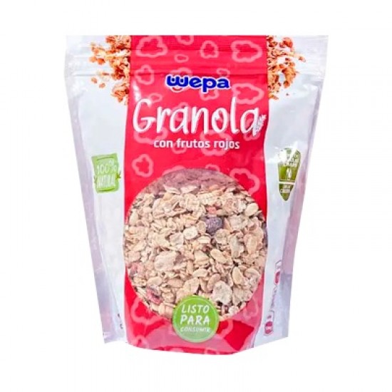 GRANOLA WEPA 200GR FRUTOS ROJOS