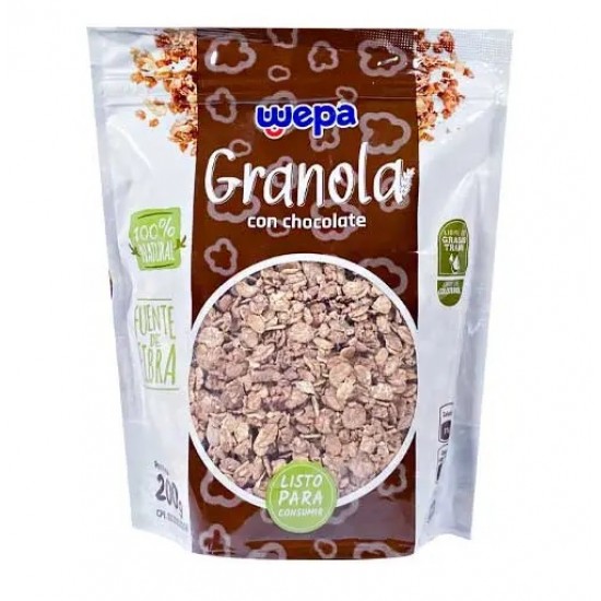 GRANOLA WEPA 200GR CHOCOLATE