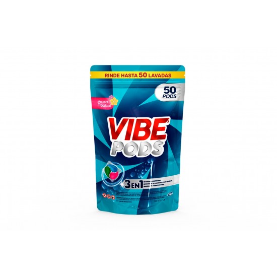 DETERGENTE VIBE PODS 50UND TROPICAL