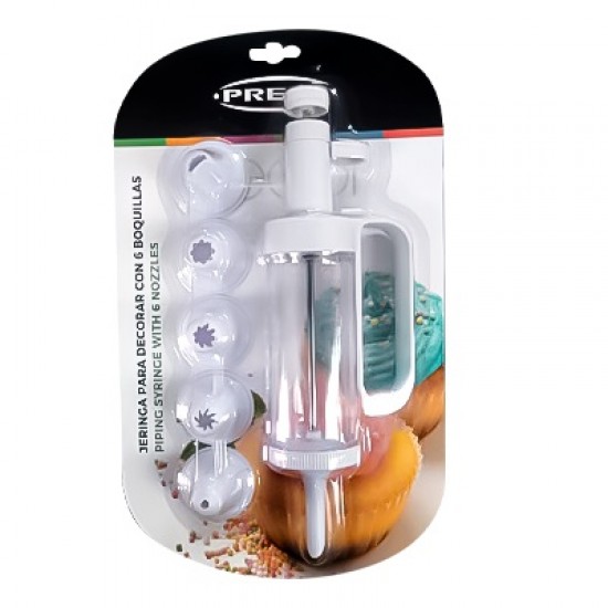 JERINGA DE DECORAR PRESS PROFESIONAL 6 BOQUILLAS