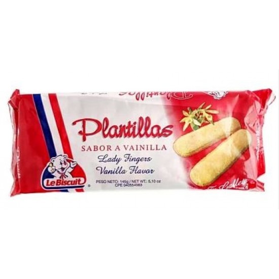 PLANTILLA LE BISCUIT 145GR  VAINILLA