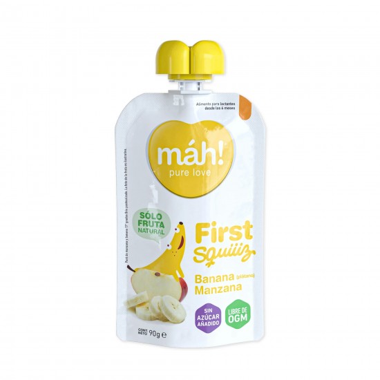 COLADO MAH 90G BANANA/MANZANA POUCH