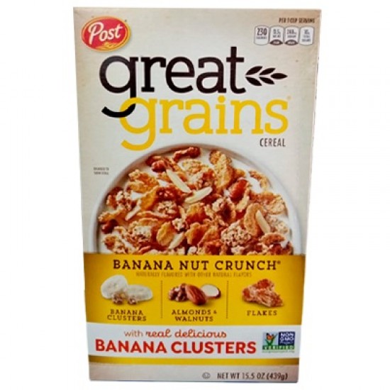 CEREAL POST 439GR BANANA GREAT GRAINS