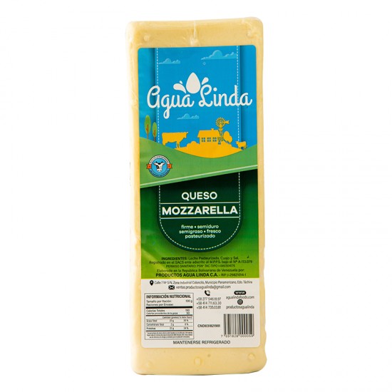 BANDEJA QUESO AGUA LINDA MOZZARELLA !300! G
