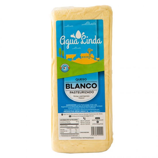 BANDEJA QUESO AGUA LINDA BLANCO !300! G