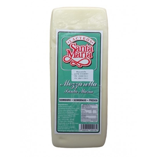 QUESO SANTA MARIA MOZZARELLA X KG