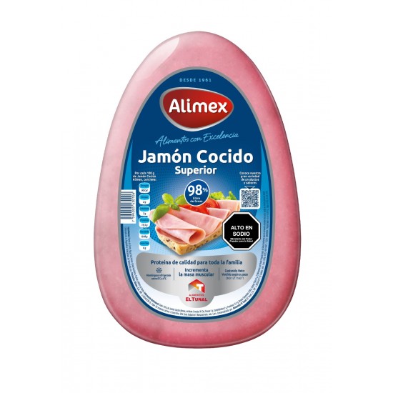 JAMON ALIMEX PIERNA X KG COCIDO