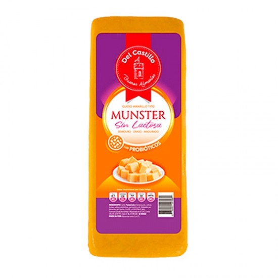 QUESO MUNSTER DEL CASTILLO SIN LACTOSA X KG