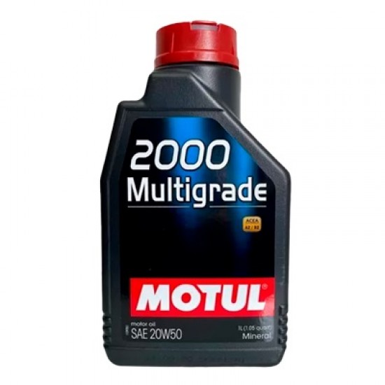 ACEITE MOTUL 1LT 20W50 2000 MULTIGRADO
