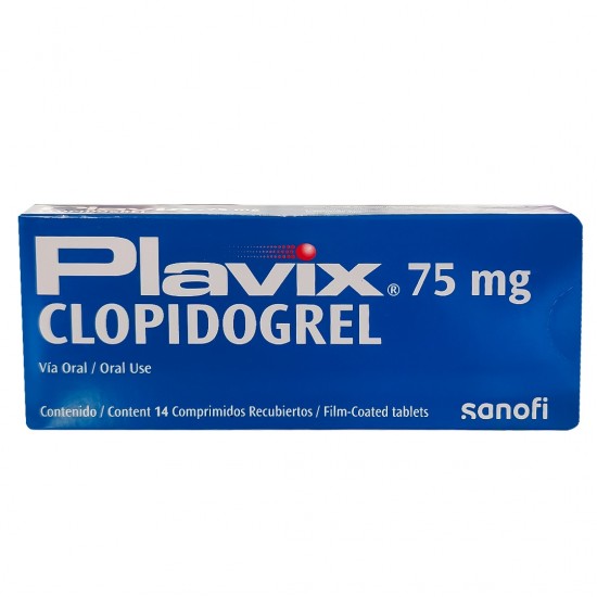PLAVIX 75MG X 14 COMPRIMIDOS SANOFI