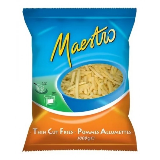 PAPAS FRITAS MAESTRO 1KG CONGELADAS