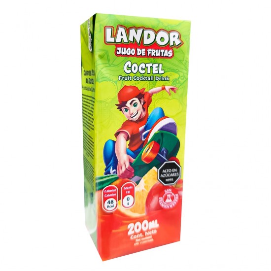 JUGO LANDOR 200ML COCTEL
