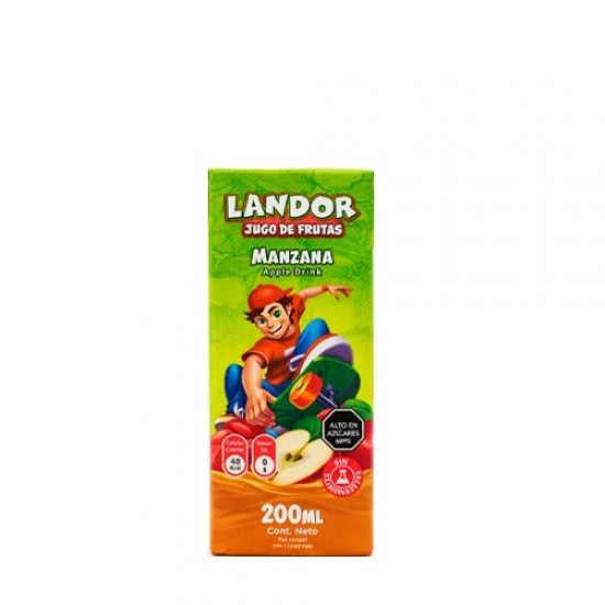 JUGO LANDOR 200ML MANZANA