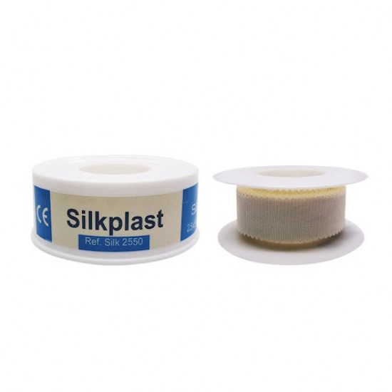 ADHESIVO TELA SILKPLAST 25X500CM PHARMAPLAST