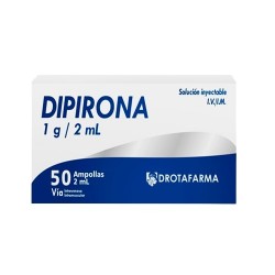 DIPIRONA 1G/2ML X 1AMP IM IV DROTAFARMA