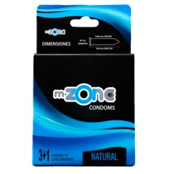 PRESERVATIVO MZONE 3+1UND NATURAL