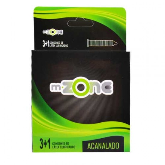 PRESERVATIVO MZONE 4UND ACANALADO
