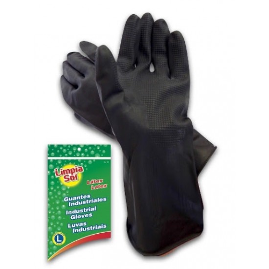 GUANTES LIMPIA SOL INDUST TALLA L