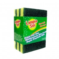 ESPONJA LIMPIA SOL 3UND DOBLE USO SLIM